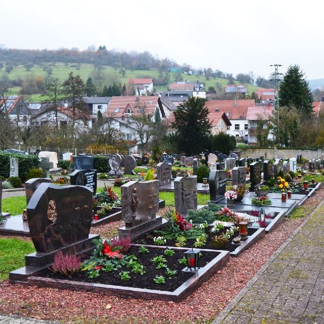Foto eines Friedhofes