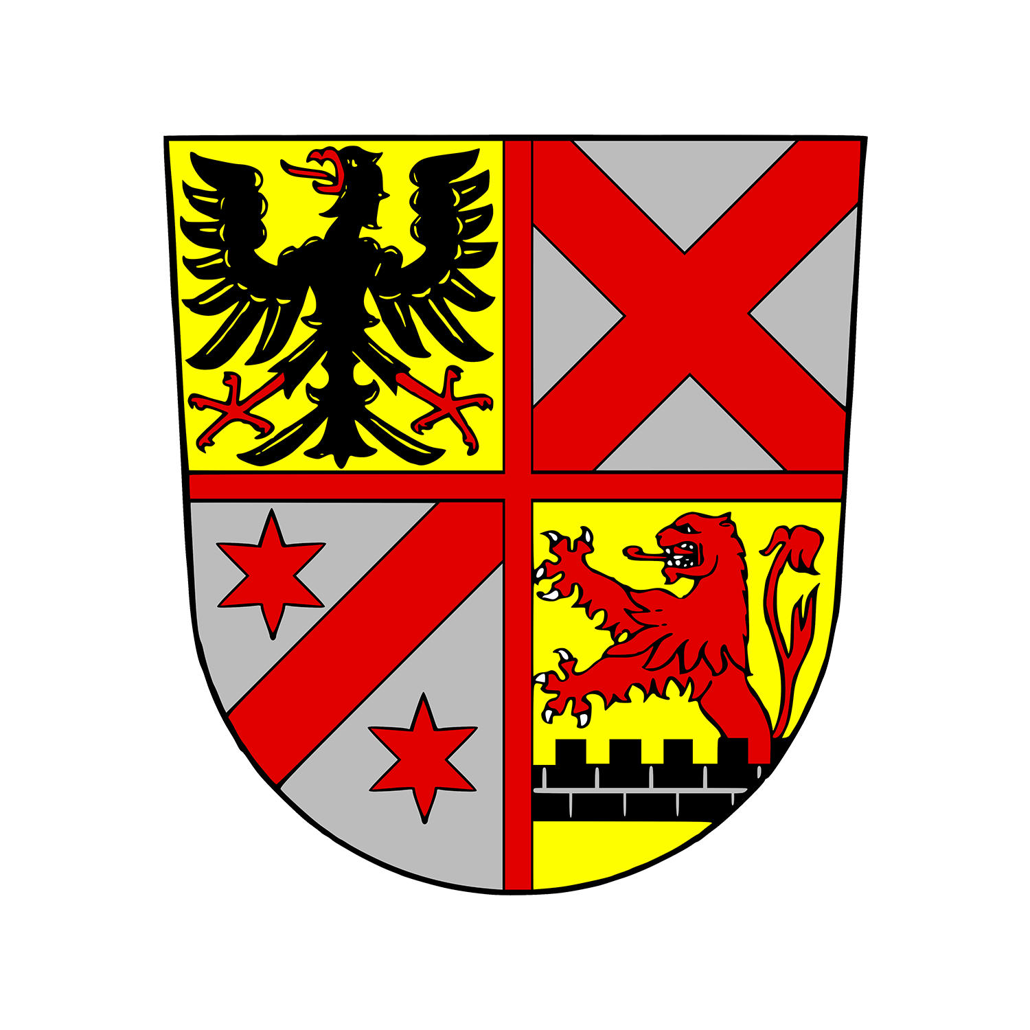 Wappen für den Ortsteil Herzlich willkommen in Medelsheim! - Gersheim